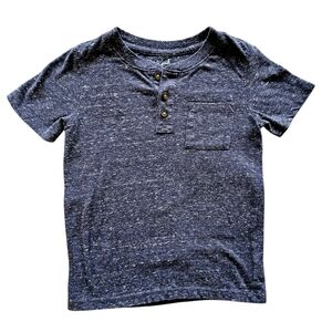 Cat & Jack Blue Henley T-Shirt